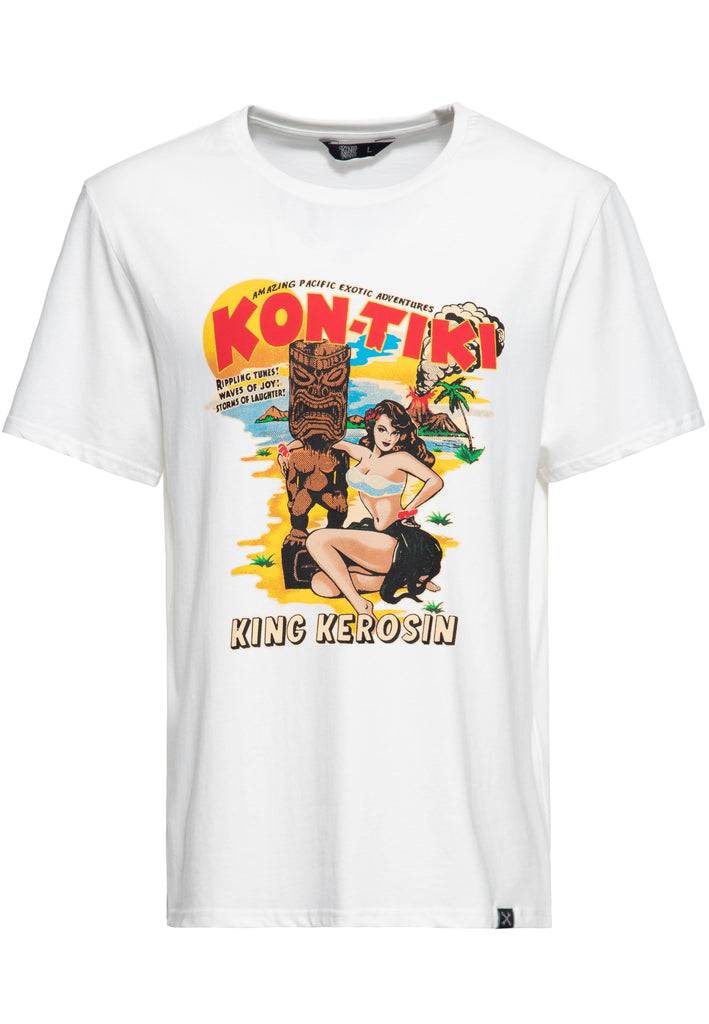 Queen Kerosin T-Shirt «Kon-Tiki» Heißer Verkauf