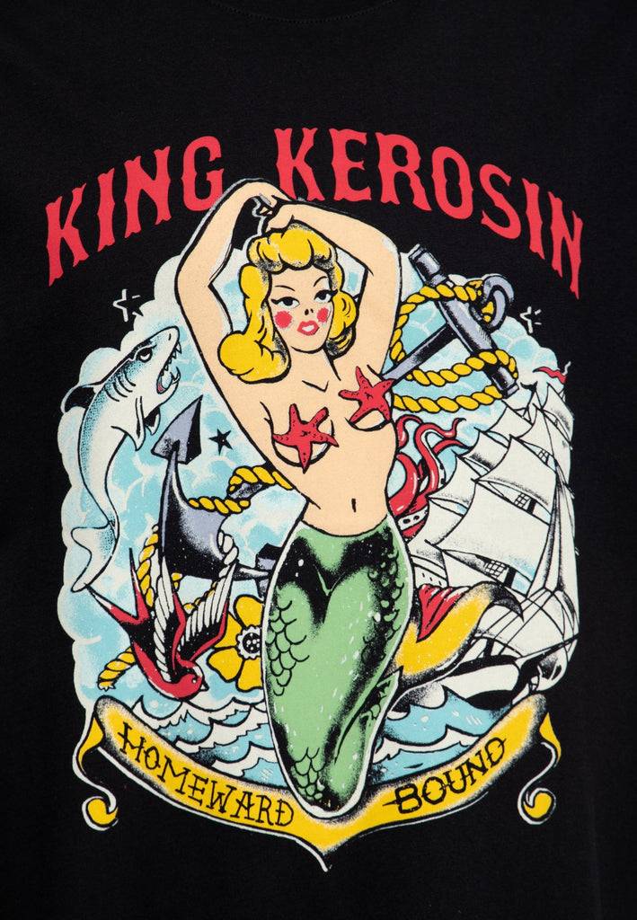Queen Kerosin T-Shirt «Homeward Bound» Top Angebot