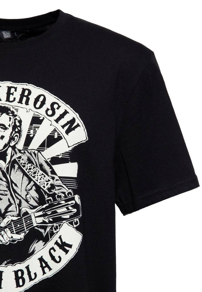 Queen Kerosin T-Shirt «Man in Black» Zeitlich begrenztes Angebot