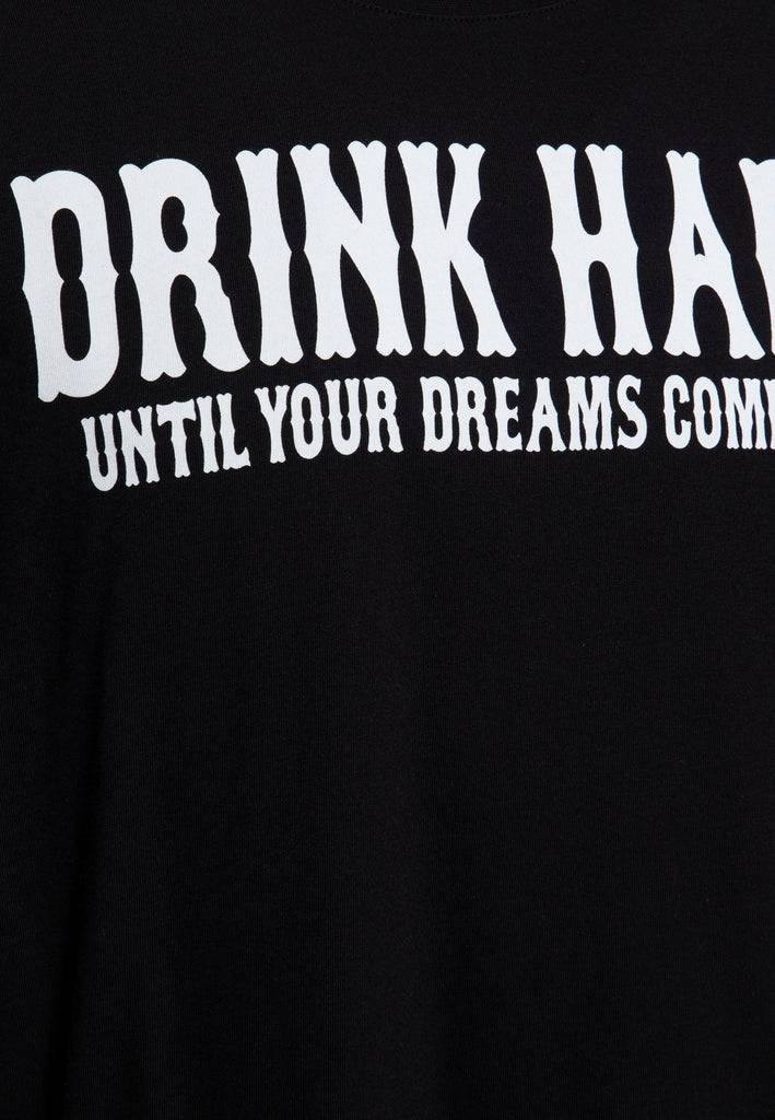 Queen Kerosin T-Shirt «Drink Hard» Neuheiten