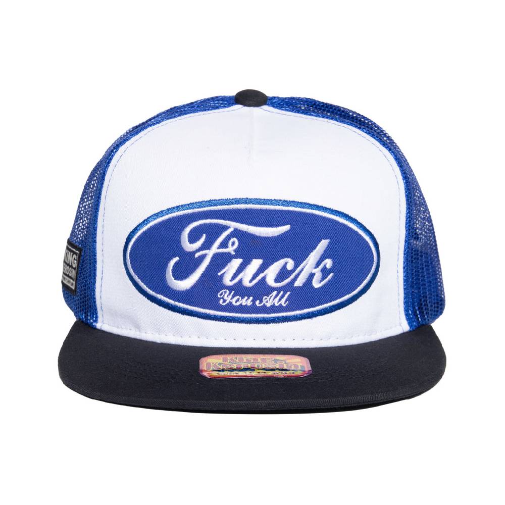 Queen Kerosin Snapback Cap «Fuck You All» Räumungsverkauf