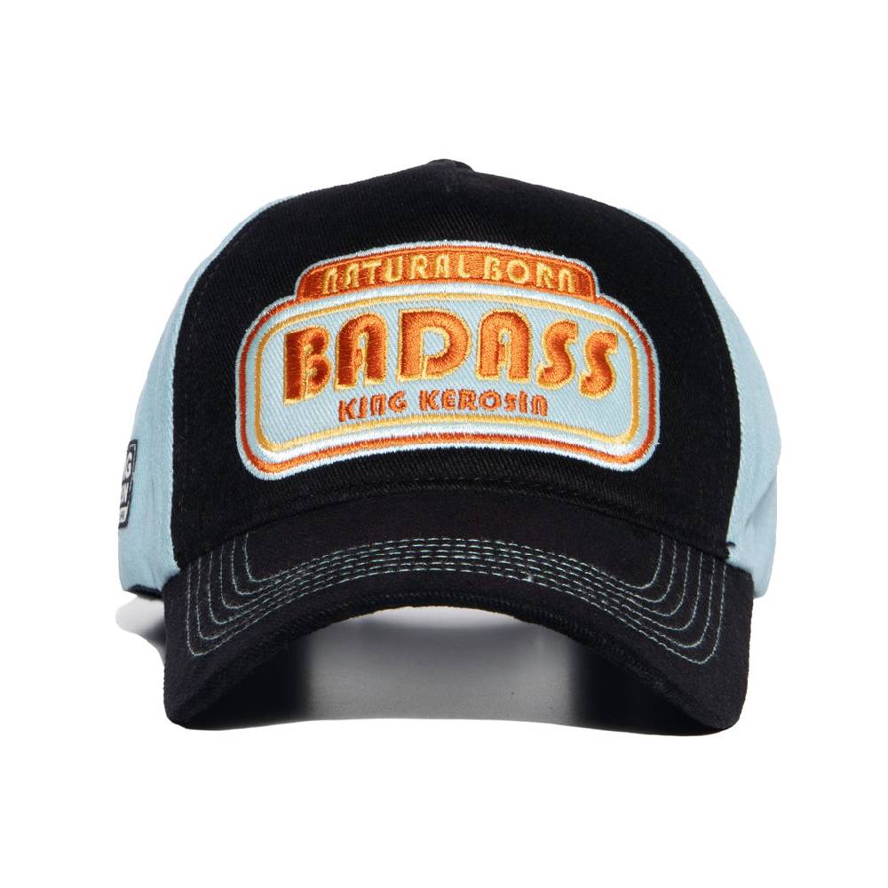 Queen Kerosin Baseball Cap «Natural Born Badass» Kauf eins, bekomm eins gratis