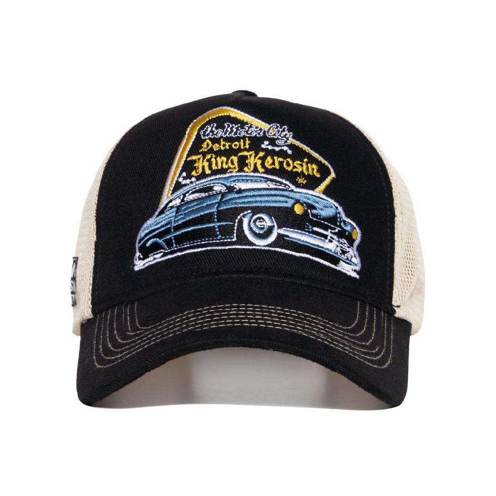 Queen Kerosin Trucker Cap «Detroit Greaser» VIP-Rabatte