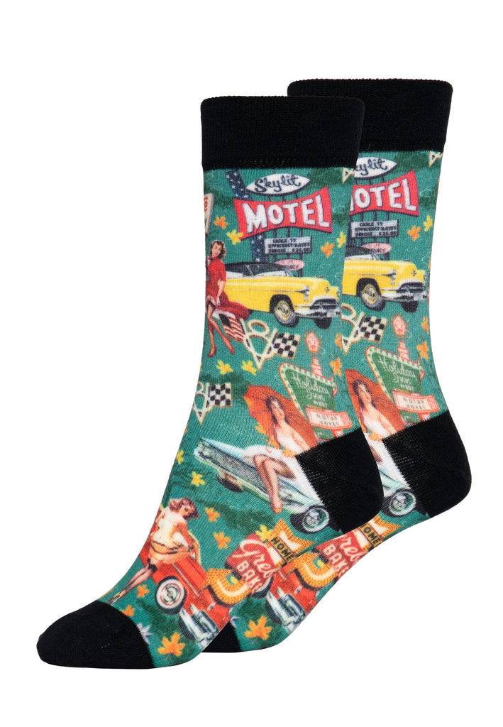 Queen Kerosin Socken «50s Flashback» Super Sparpreis