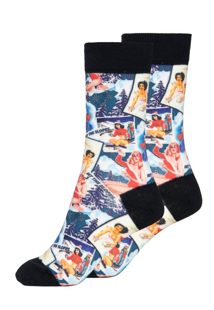 Queen Kerosin Socken «50s Winter» Wochenangebot