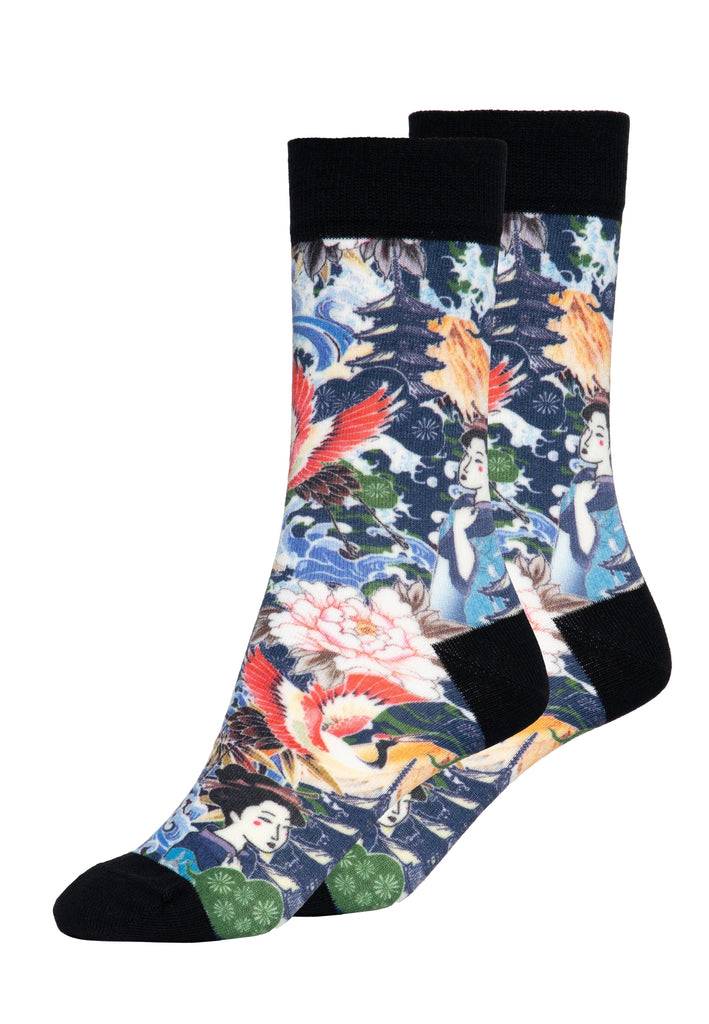 Queen Kerosin Socken «Japan Spirit» Kostenlose Rückgabe