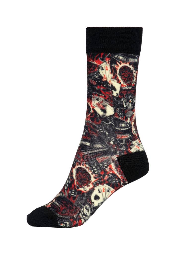 Queen Kerosin Socken «50s Rebel» Begrenzte Freigabe