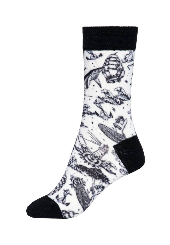 Queen Kerosin Socken «Sailor» Neueste Stile