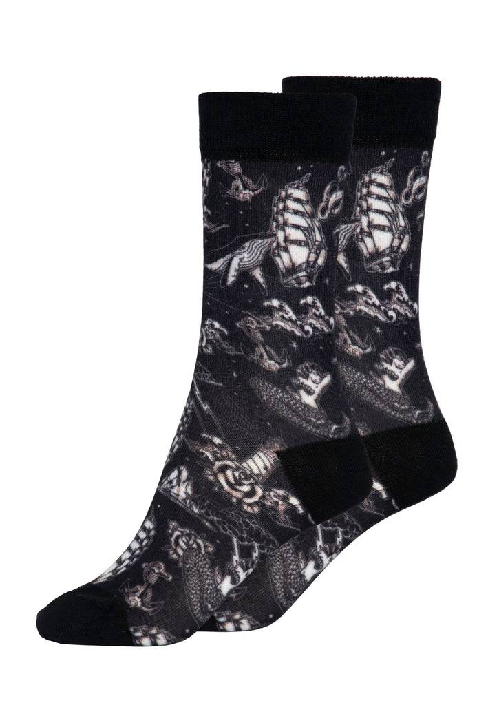 Queen Kerosin Socken «Sailor» Neueste Stile