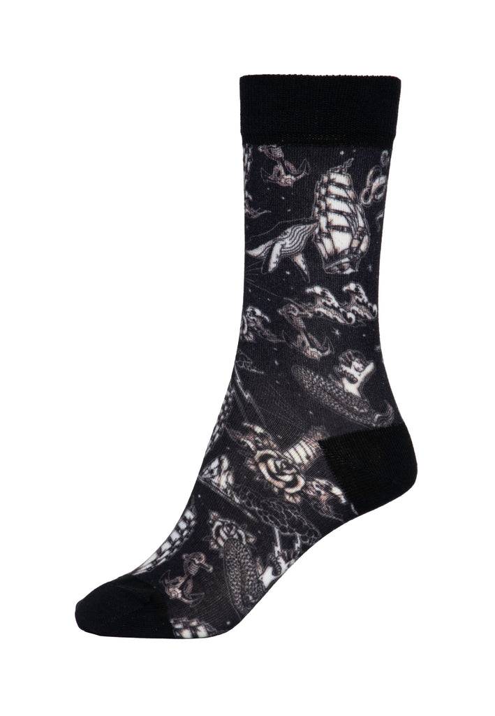Queen Kerosin Socken «Sailor» Neueste Stile