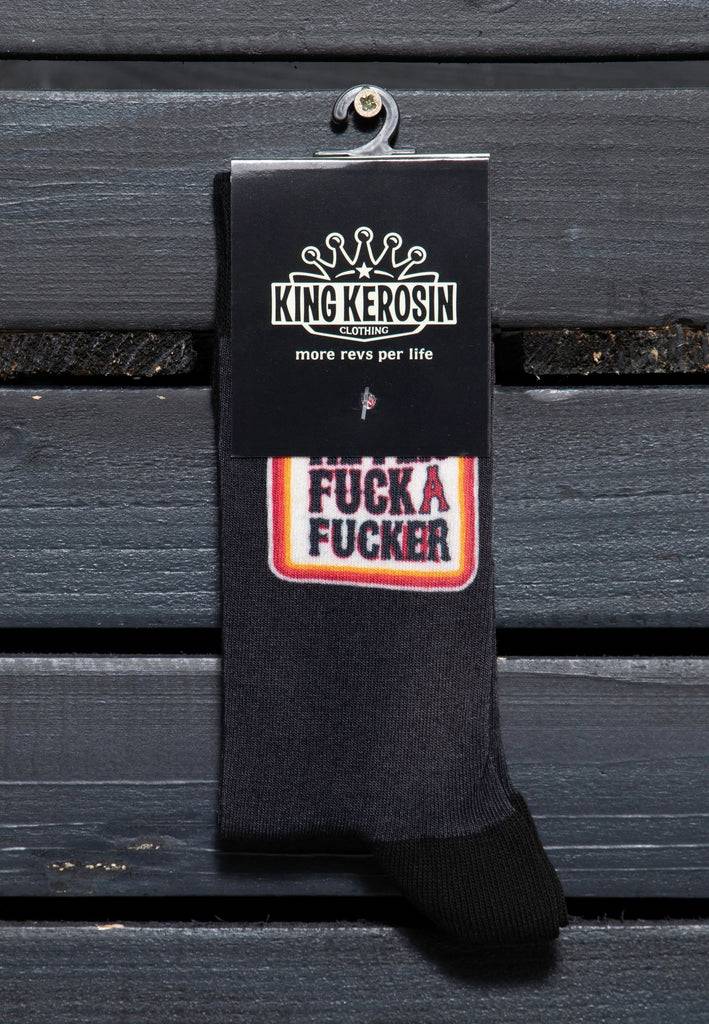 Queen Kerosin Socken «Never Fuck a Fucker» Letzte 2 Tage