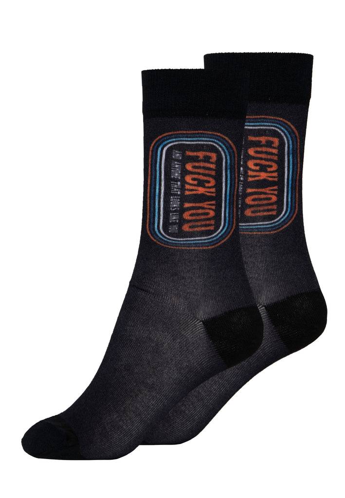 Queen Kerosin Socken «Fuck You» Zeitbegrenzte Promotion