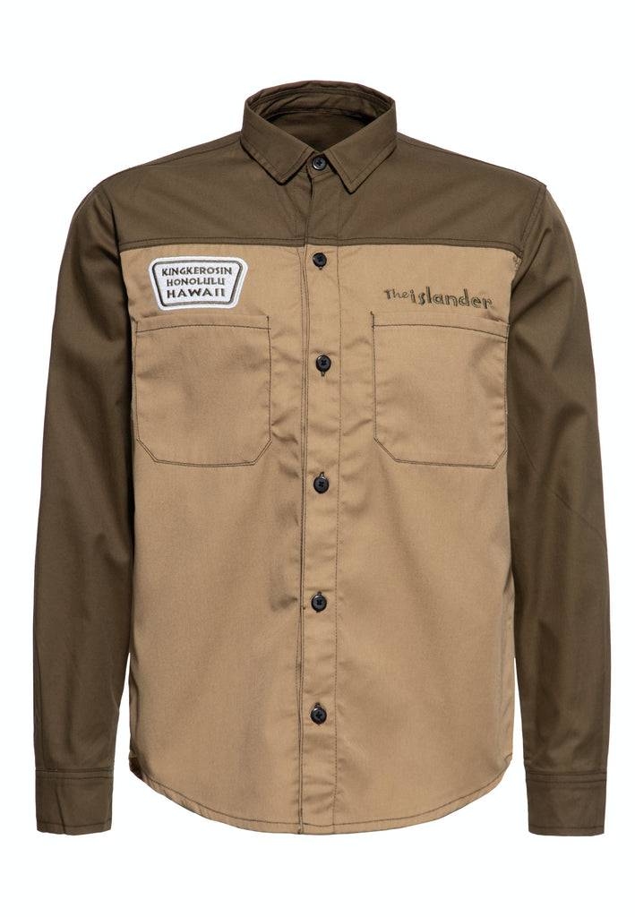 Queen Kerosin Workwear Hemd Langarm «The Islander» Bis zu 65% Rabatt