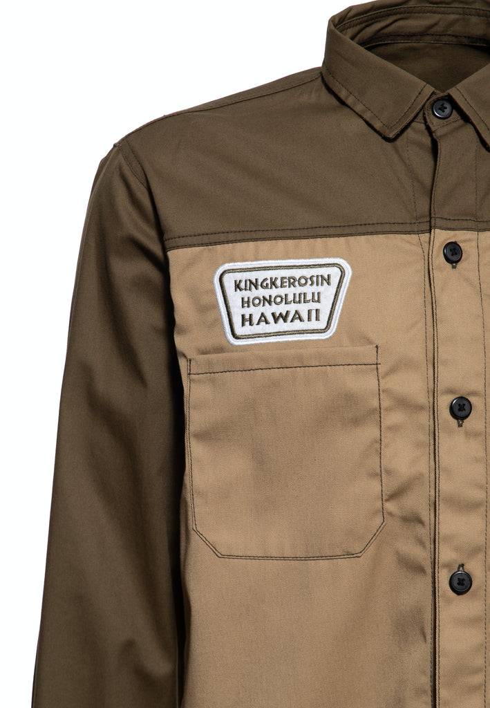 Queen Kerosin Workwear Hemd Langarm «The Islander» Bis zu 65% Rabatt