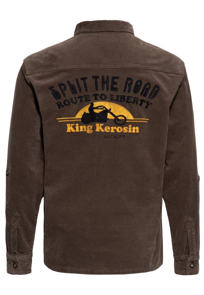 Queen Kerosin Workwear Hemd «Split The Road» Nur für heute