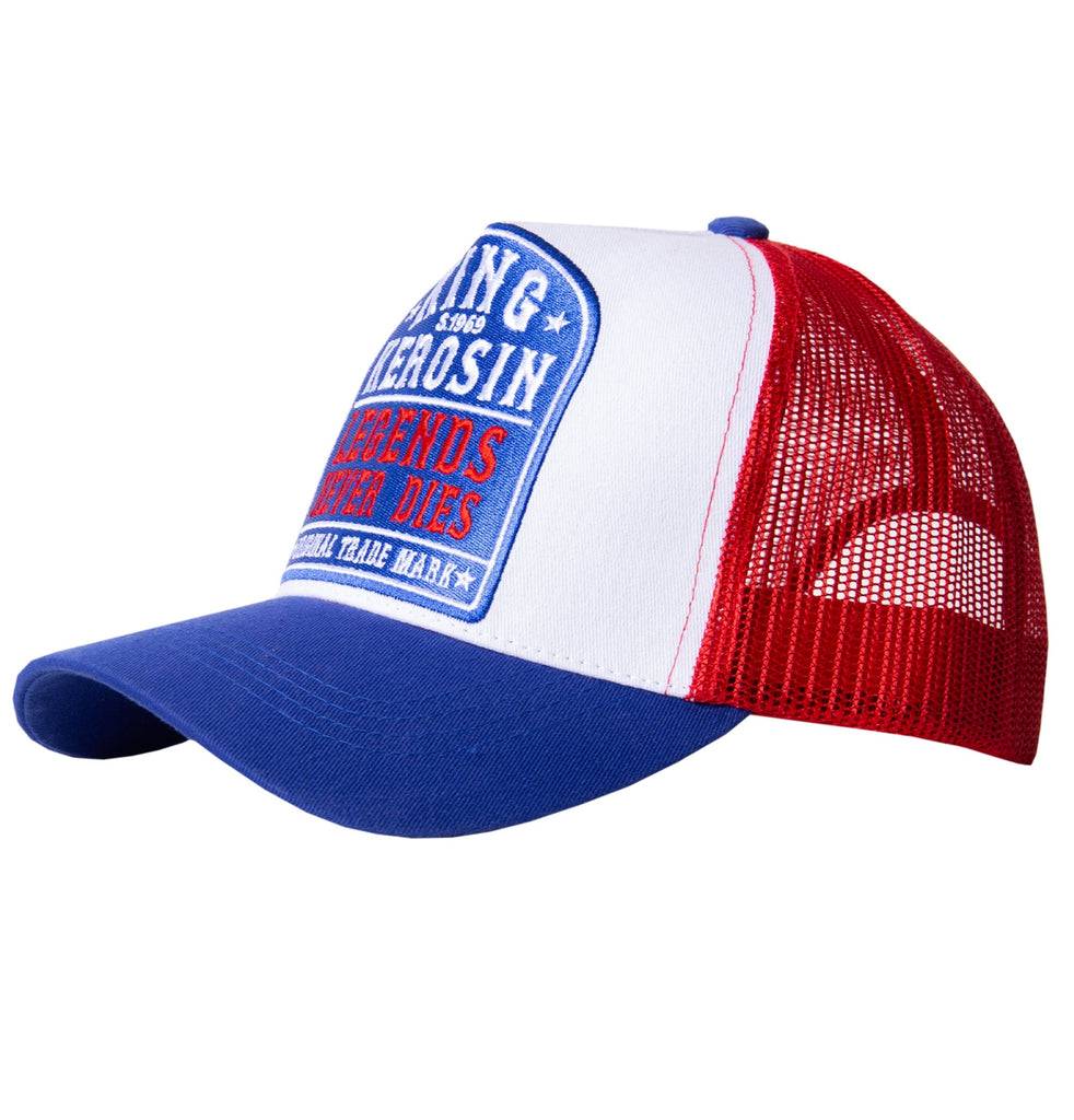 Queen Kerosin Trucker Cap mit Mesh-Einsatz «Legends never die» Auslauf