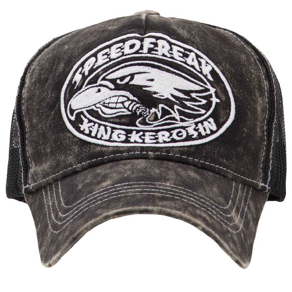 Queen Kerosin Trucker Cap »Speedfreak«in Vintage Waschung «Speedfreak» Günstiger Verkauf