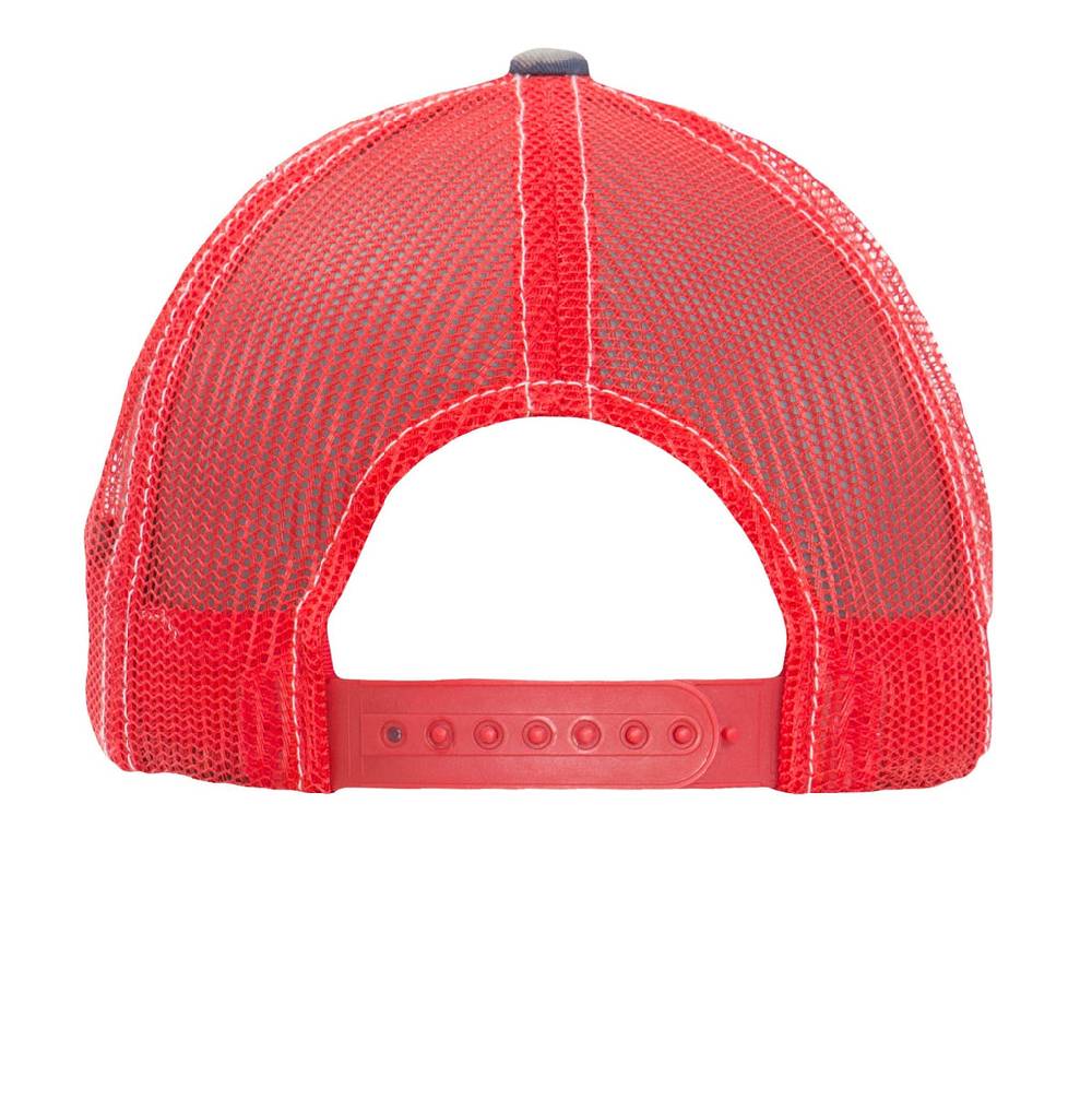 Queen Kerosin Trucker Cap mit Denim Einsatz im Used Look «FTW» Kostenloser Versand
