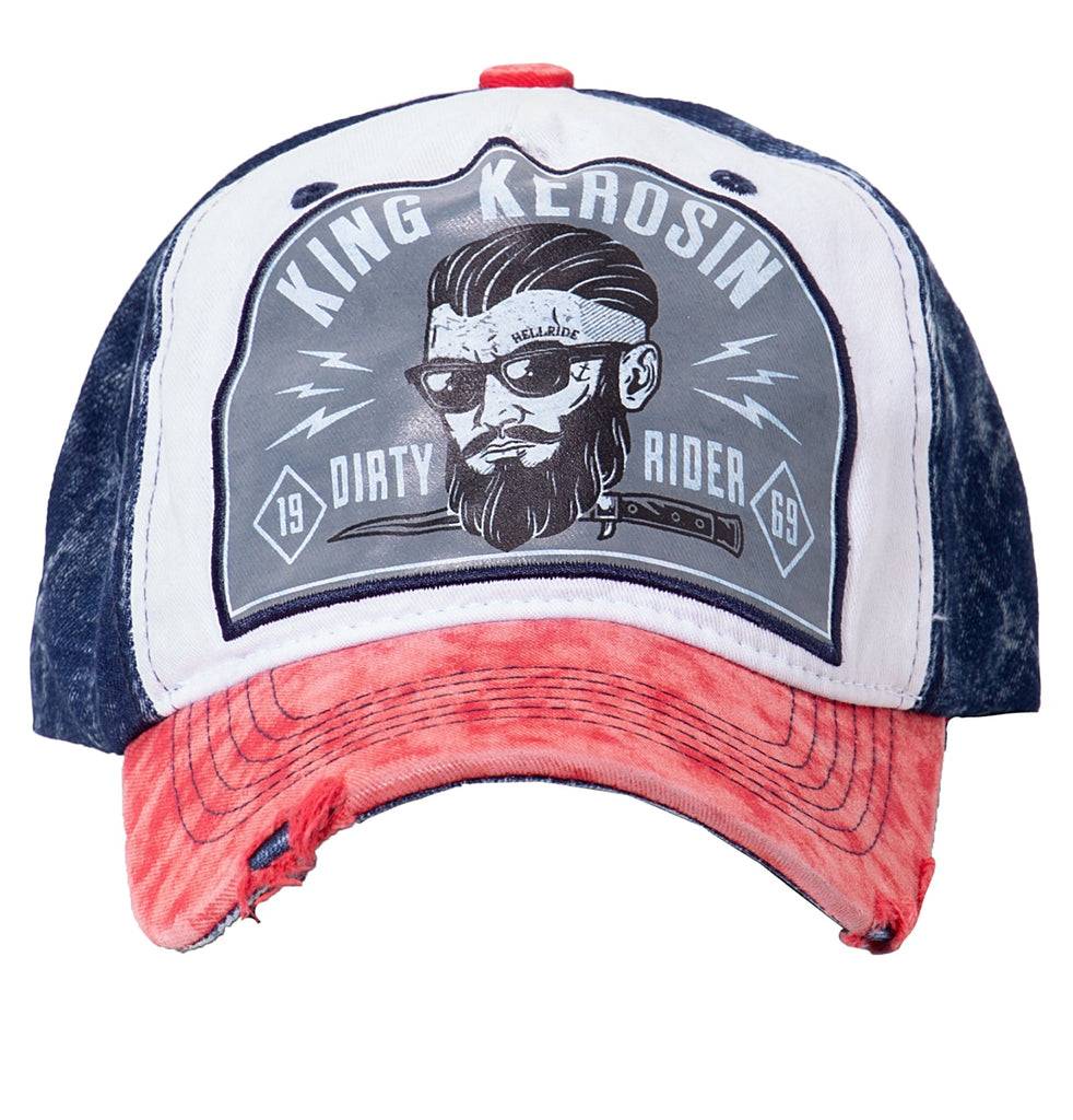 Queen Kerosin Trucker Cap «Dirty Rider» Limitierter Zeitrabatt