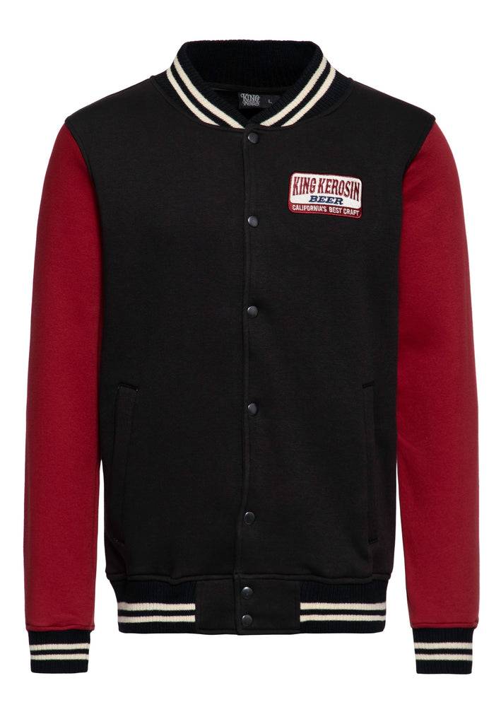 Queen Kerosin College Jacke «Beer» Sonderangebot