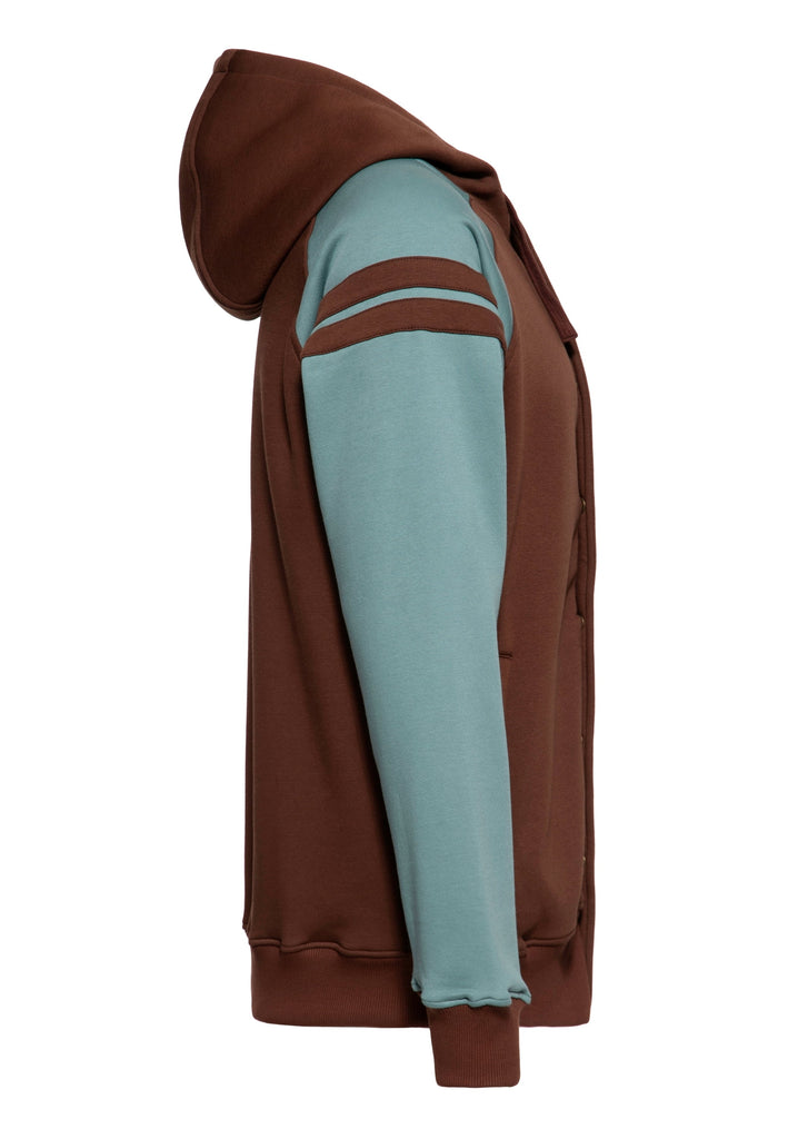 Queen Kerosin Kapuzen-Sweatjacke «Long Beach» Begrenztes Angebot