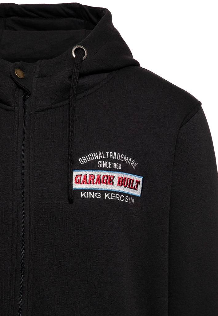Queen Kerosin Kapuzen-Sweatjacke «Garage Built» Exklusivangebot