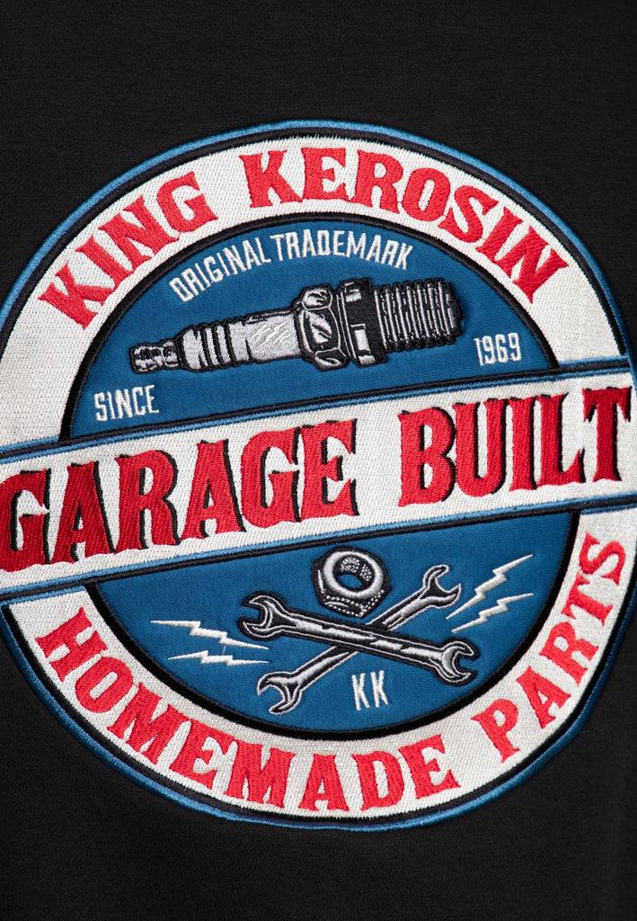 Queen Kerosin Kapuzen-Sweatjacke «Garage Built» Exklusivangebot