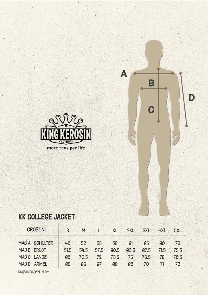 Queen Kerosin College Jacke «K» Saisonschlussverkauf