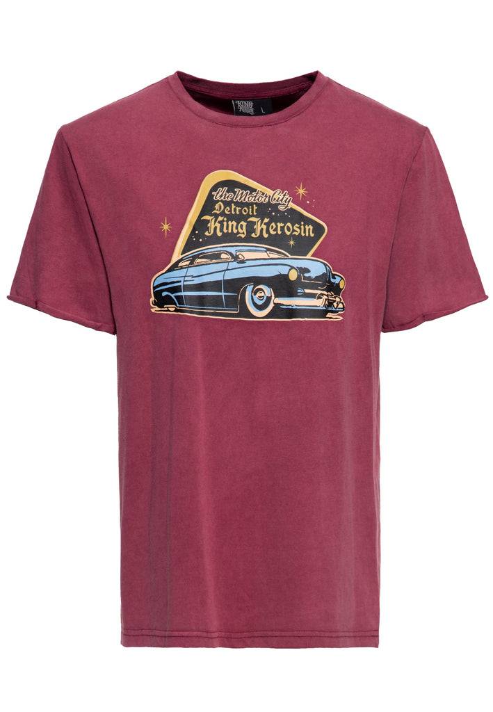Queen Kerosin T-Shirt «Detroit Greaser» Weihnachtsangebot
