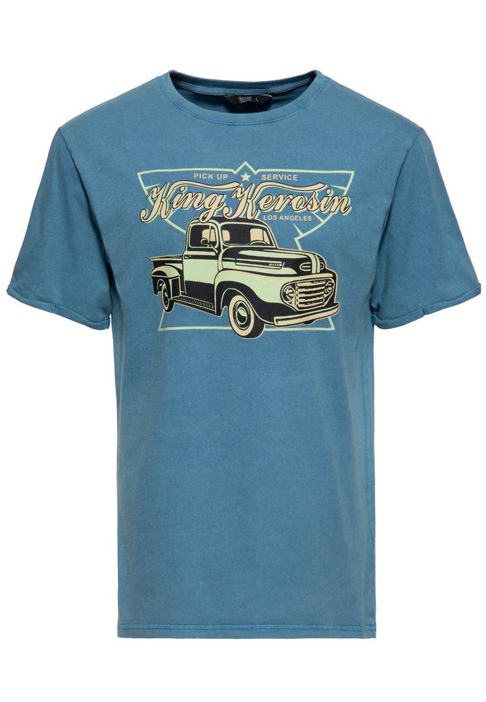 Queen Kerosin Print T-Shirt «Pick Up Service» Osterangebot