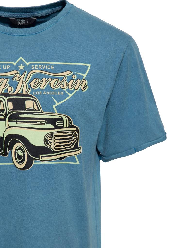 Queen Kerosin Print T-Shirt «Pick Up Service» Osterangebot