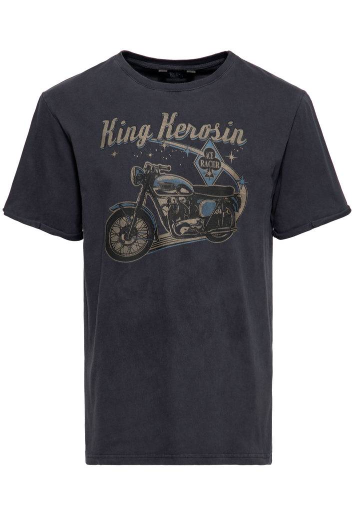 Queen Kerosin Print T-Shirt «Ace Racer» Muttertagsangebot