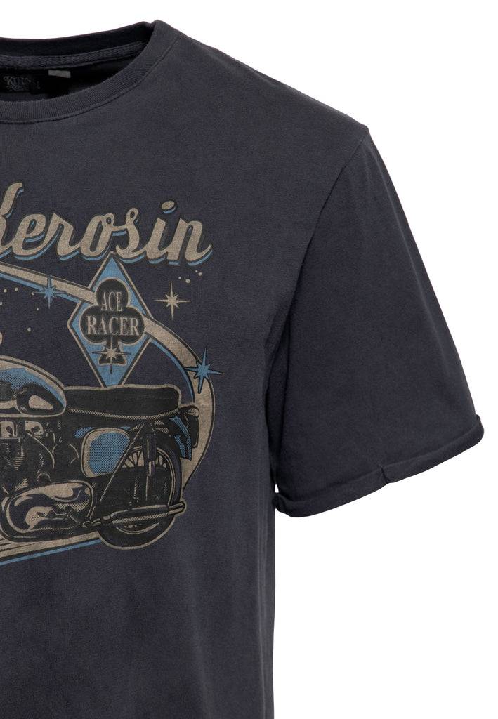 Queen Kerosin Print T-Shirt «Ace Racer» Muttertagsangebot