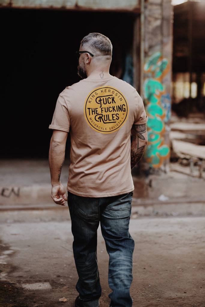 Queen Kerosin T-Shirt «Fuck The Fucking Rules» Lagerräumung