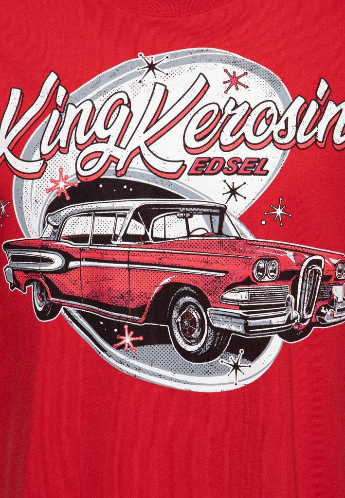 Queen Kerosin Print T-Shirt «Edsel» Heißer Verkauf