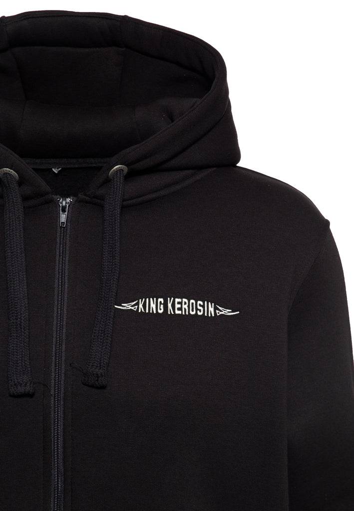 Queen Kerosin Zip Hoodie «Fast & Loud» Saisonale Angebote