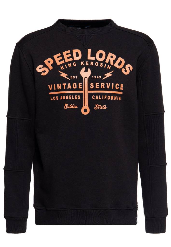 Queen Kerosin Pullover «Speed Lords 1949» Räumungsverkauf
