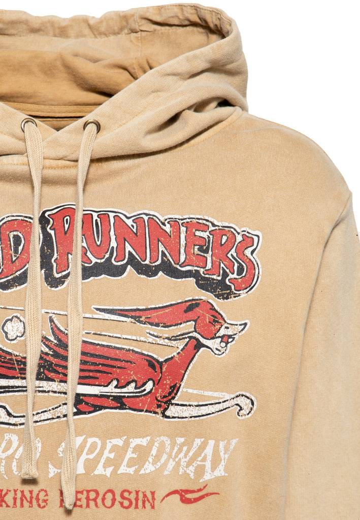 Queen Kerosin Acid washed Hoodie «Road Runners» Tägliche Deals