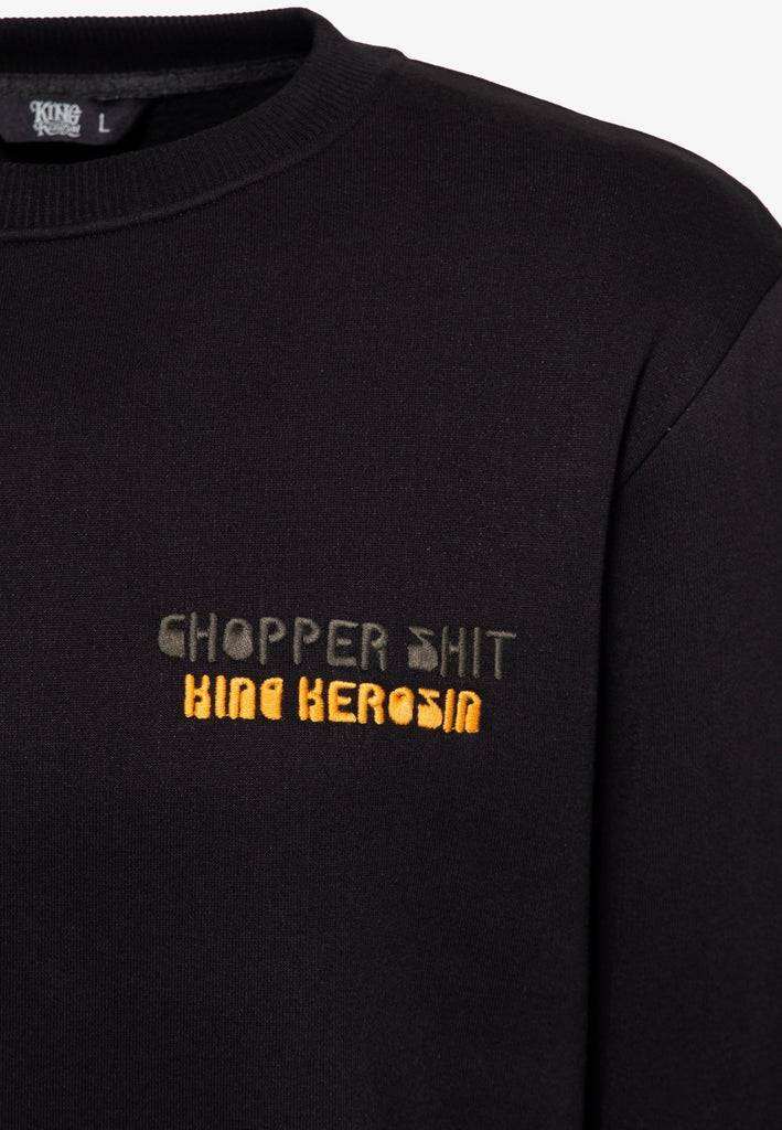 Queen Kerosin Longsleeve Sweater «Chopper Shit» Super Sparpreis