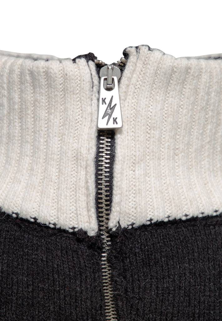 Queen Kerosin Strickpullover «KK Motor Crew» Kostenlose Rückgabe