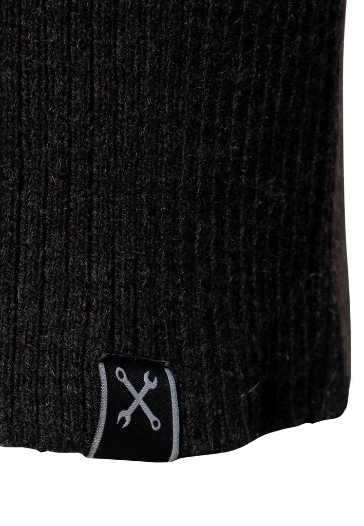Queen Kerosin Strickpullover «KK Motor Crew» Kostenlose Rückgabe
