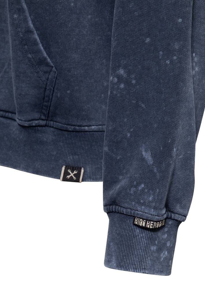 Queen Kerosin Sweatjacke Acidwash «Hit The Road Jack» Begrenzte Freigabe