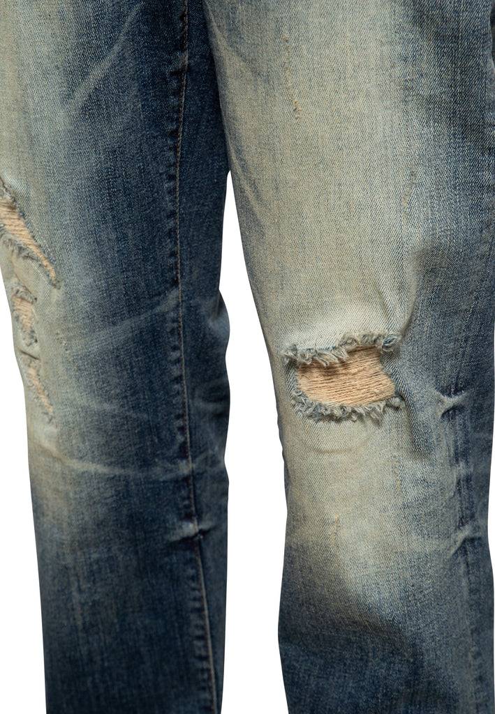 Queen Kerosin 5-Pocket Jeans «Robin Vintage Wash» Letzter Tag