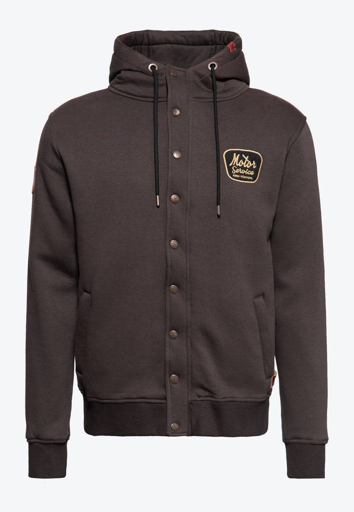 Queen Kerosin Outdoor Sweatjacke «KK Adventure Gear - Detroit Motor Service» Vierteljährliche Förderung