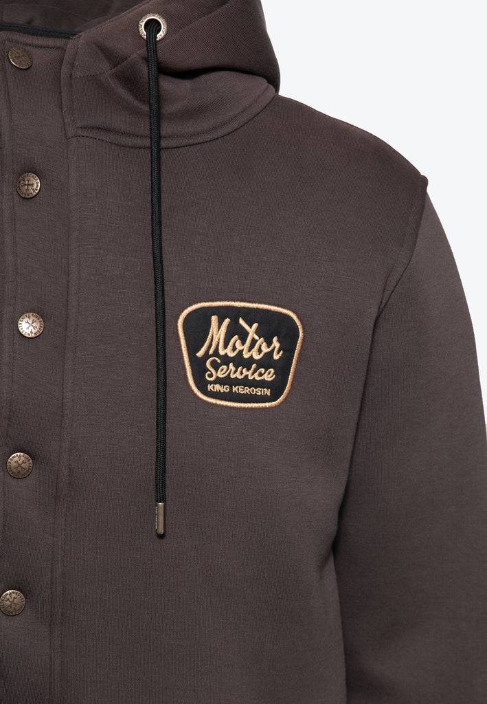 Queen Kerosin Outdoor Sweatjacke «KK Adventure Gear - Detroit Motor Service» Vierteljährliche Förderung