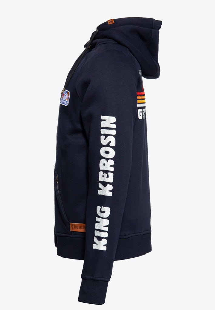 Queen Kerosin Outdoor Sweatjacke «KK Adventure Gear - Ride Free» Bis zu 55% Rabatt
