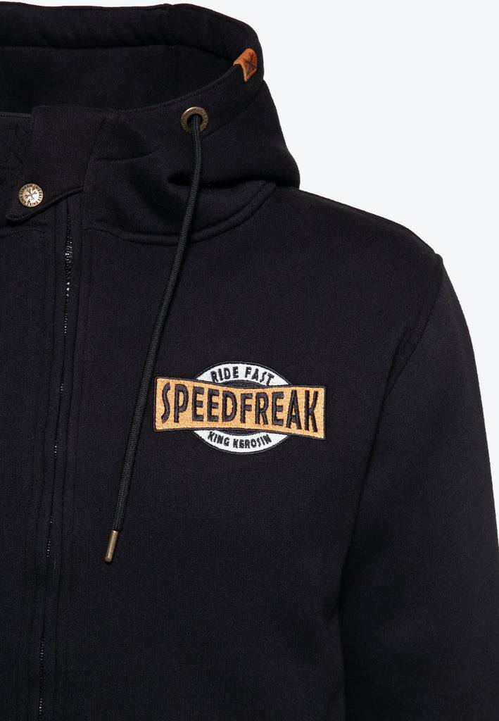 Queen Kerosin Outdoor Sweatjacke «K.K. Adventure Gear - Speedfreak» Nur noch ein Tag übrig