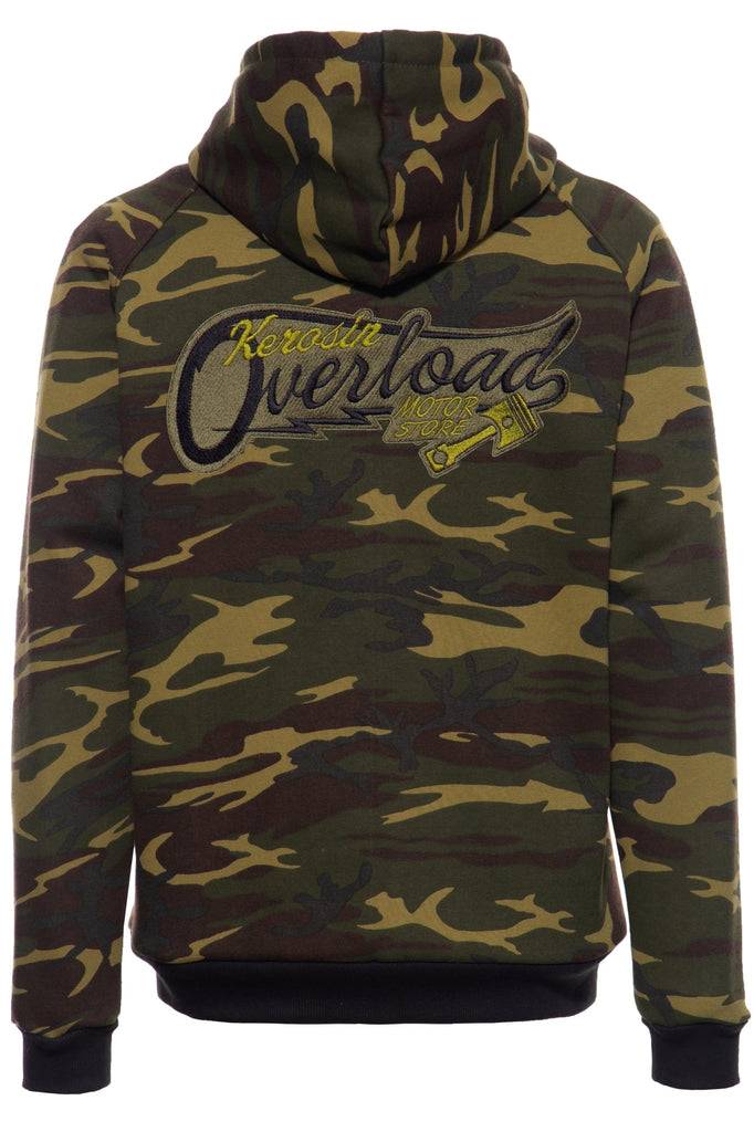 Queen Kerosin Sweatjacke mit separatem Softshell-Innenfutter «Kerosin Overload» 50% Rabatt mit kostenlosem Versand