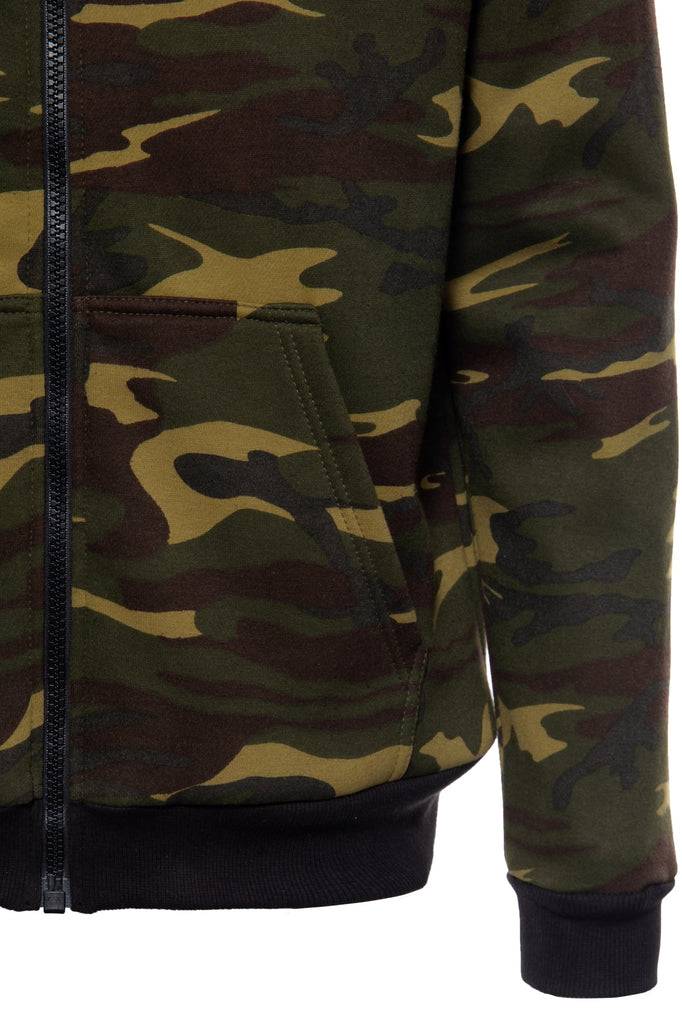 Queen Kerosin Sweatjacke mit separatem Softshell-Innenfutter «Kerosin Overload» 50% Rabatt mit kostenlosem Versand