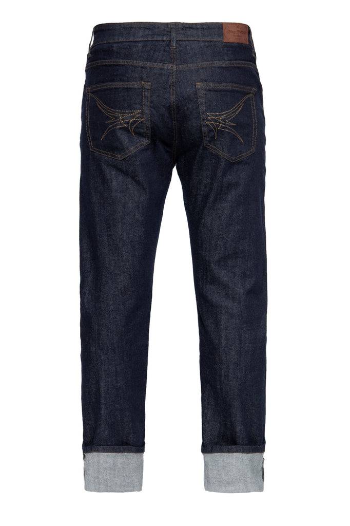 Queen Kerosin Selvedge Jeans mit Stretch «Robin Selvedge» Clearance-Verkauf